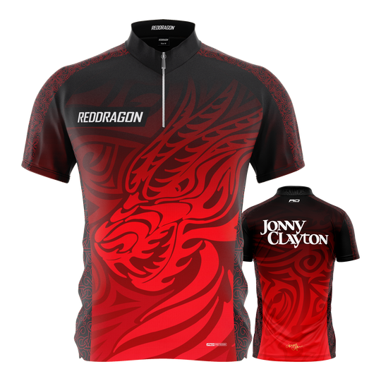 Red Dragon Jonny Clayton Limited Edition dart shirt