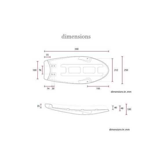 Brazoline Special SR 400 FLAT Universal comfort saddle - BlackRef : CSCRFSR
