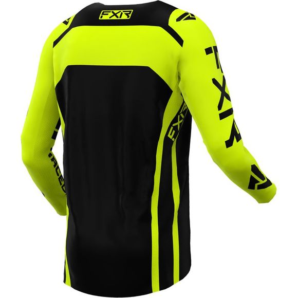 FXR PODIUM OFF-ROAD BLACK/HIVIS 2022 cross jersey - BlackRef: FXR0177