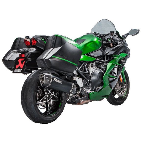 Silencieux Akrapovic Titane noir embout carboneRef : S-K10SO21-HRAABL / 18113509