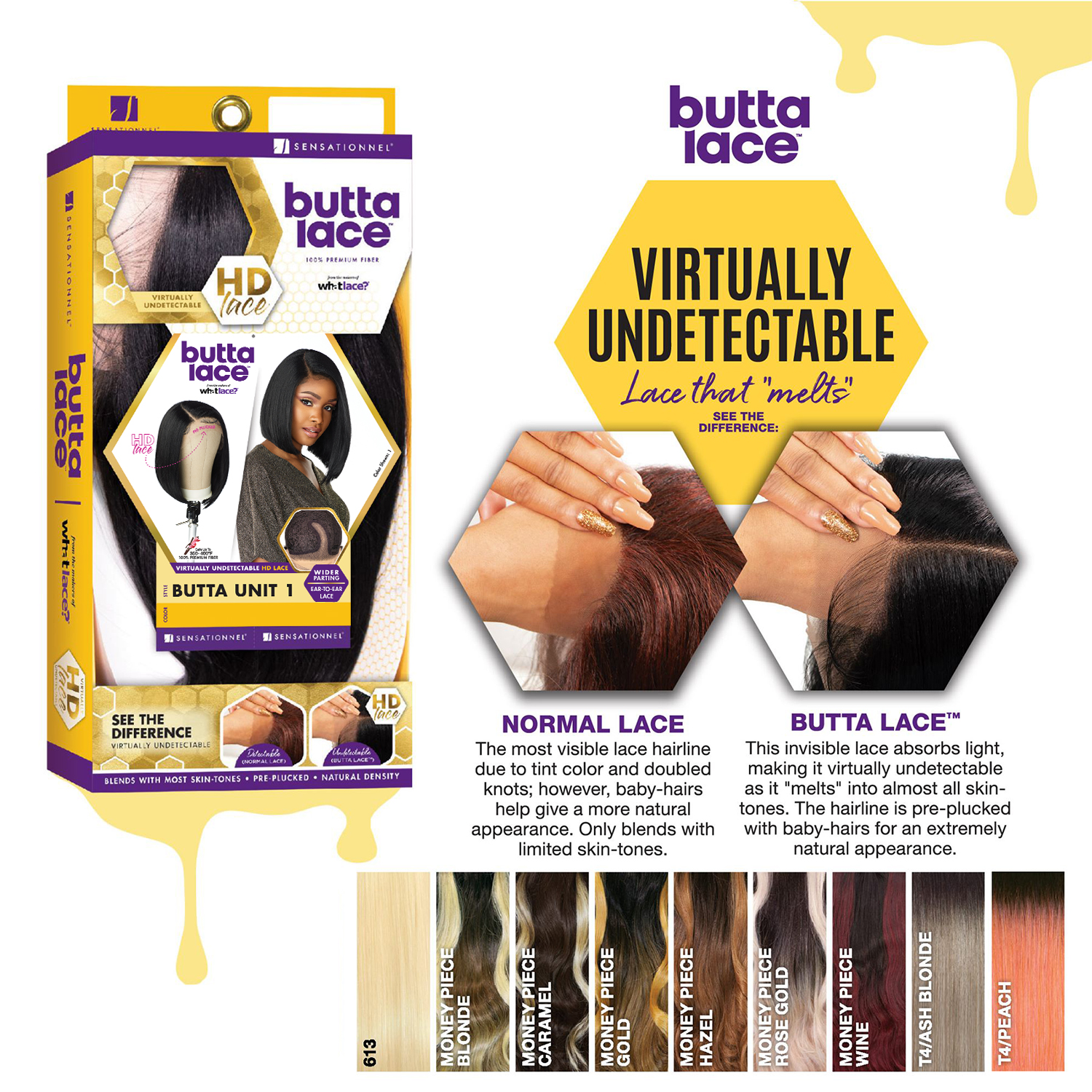 Sensationnel HD Lace Front Wig Butta Lace Unit 1