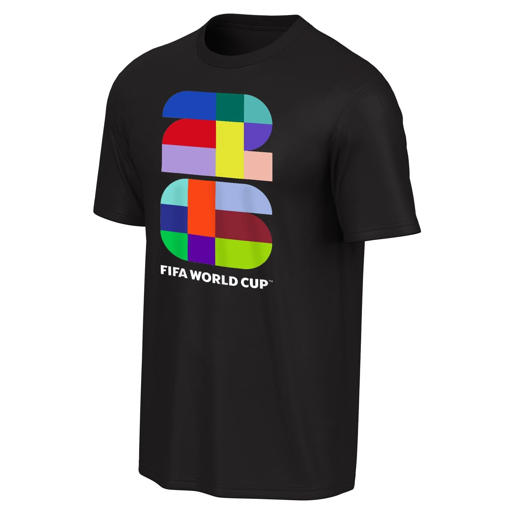 2026 Soccer Fan Collection Colour Logo Emblem T-Shirt - Unisex