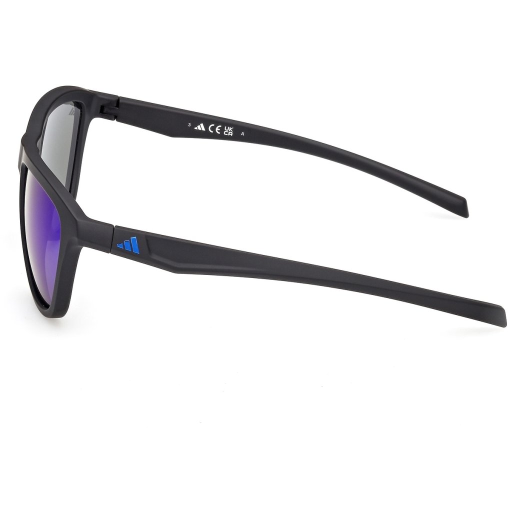 adidas Essentials ES0001 Glasses - matte black / blue mirror