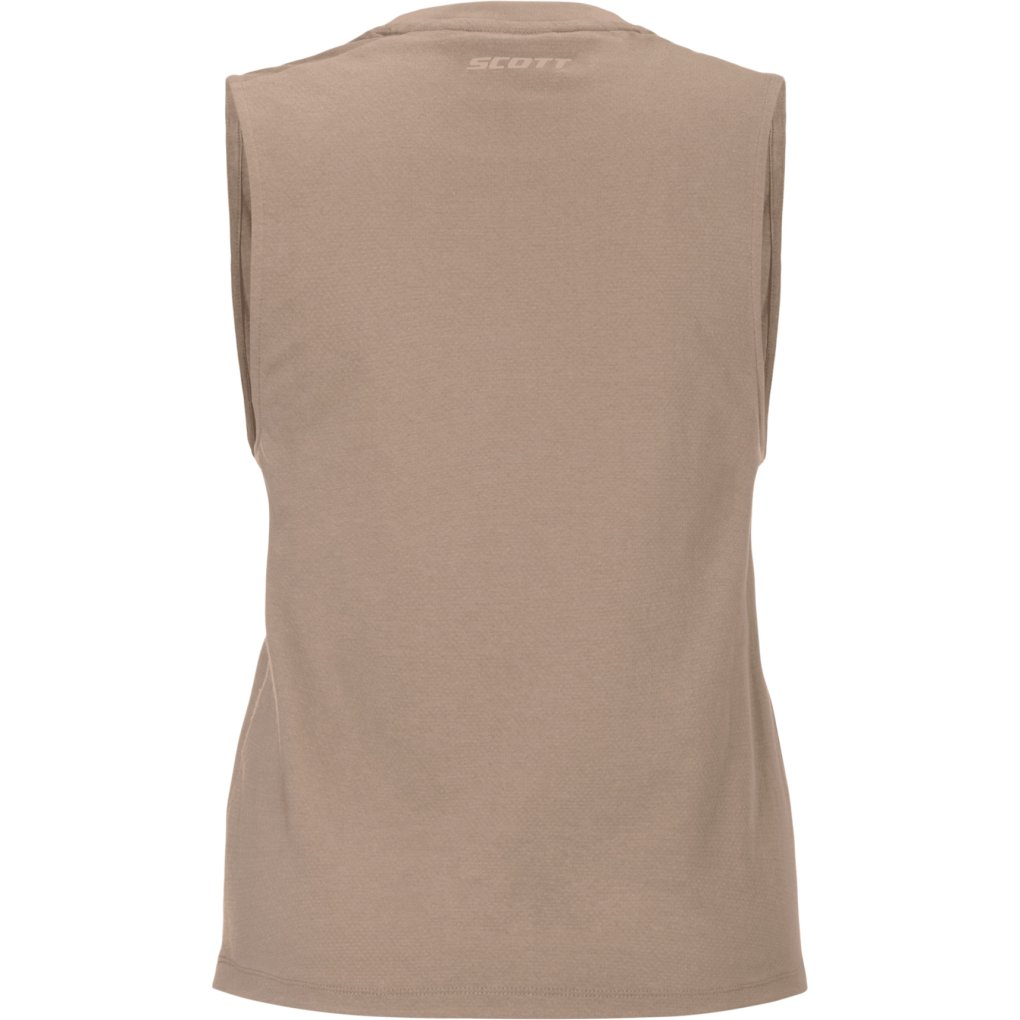 SCOTT Vertic DRI Tank Women - toast beige