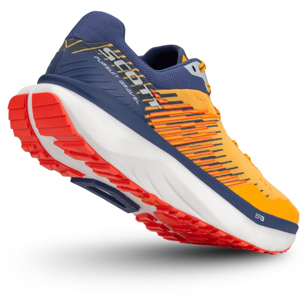 SCOTT Pursuit Gravel Running Shoes Men - banana yellow/indigo blue