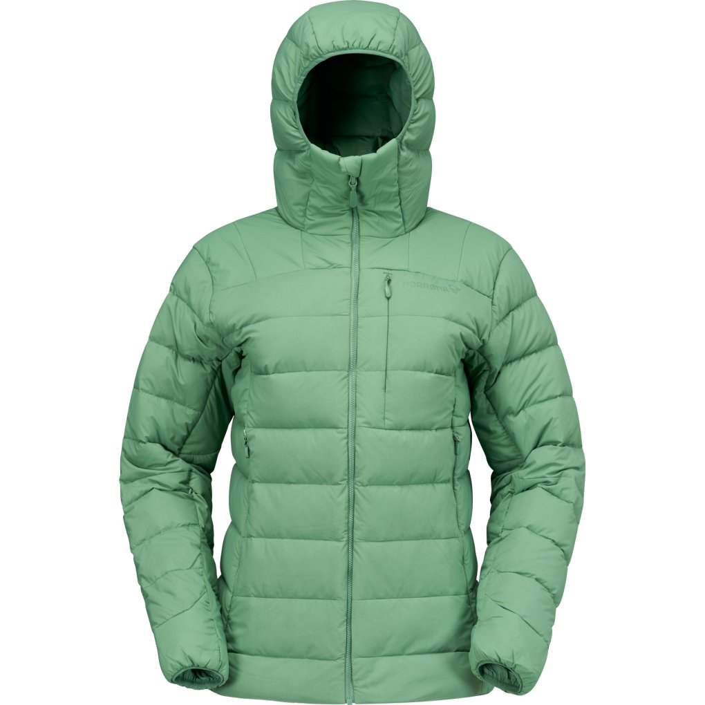 Norrona femund down700 Zip Hood Jacket Women - Dark Ivy