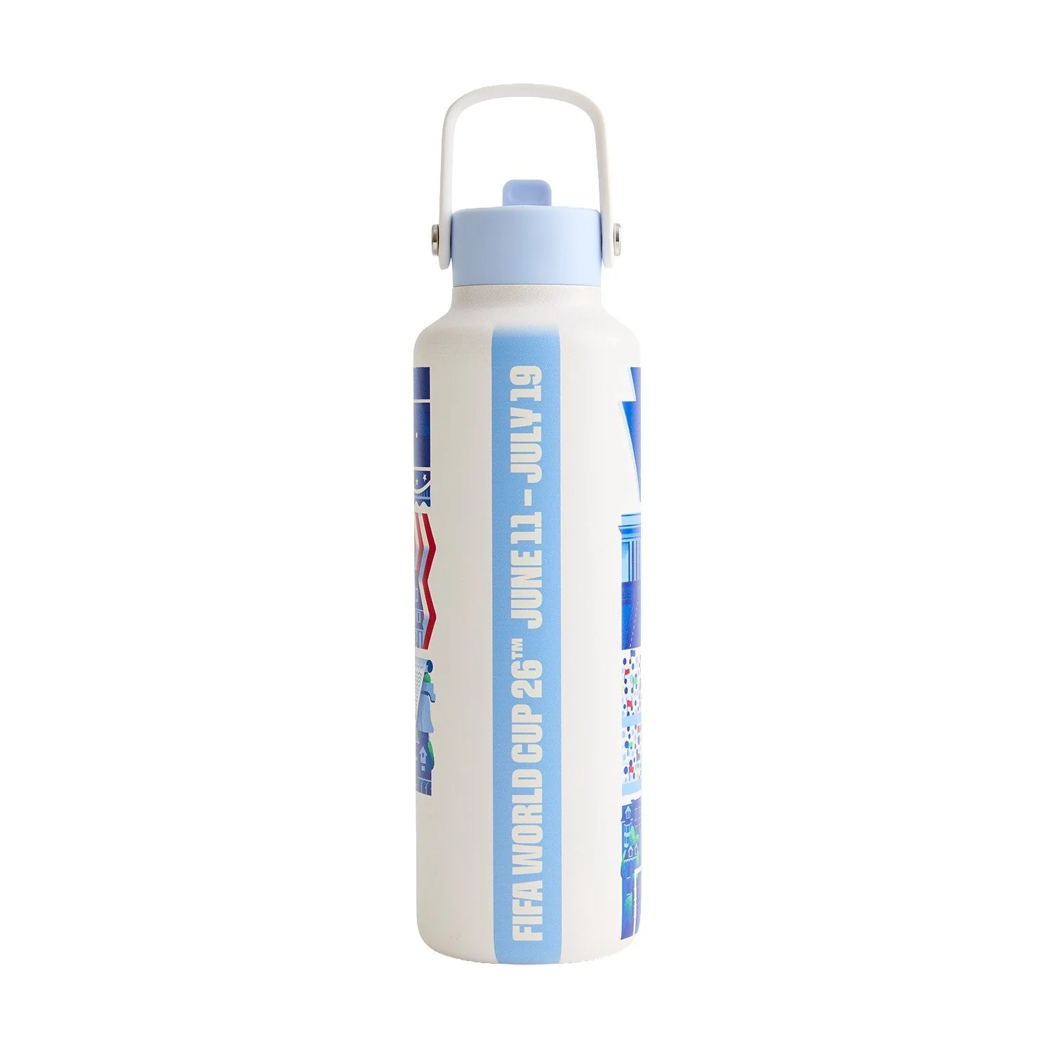 2026 Soccer Fan Collection Philadelphia Poster Water Bottle