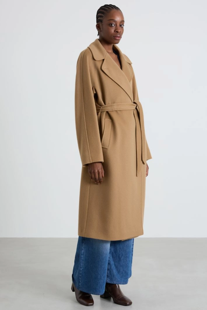 Cashmere coat - CAMEL