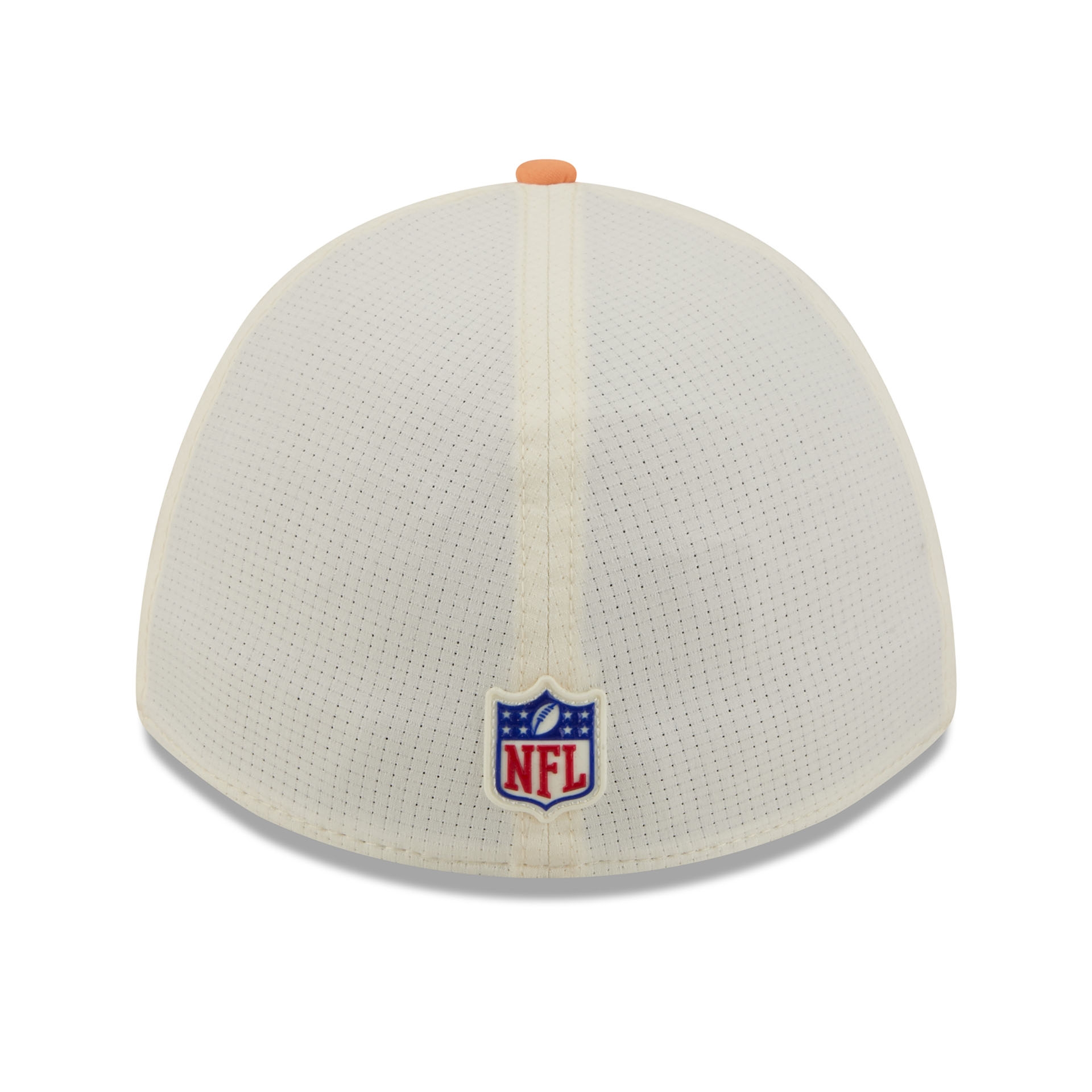 Tampa Bay Buccaneers Historic Logo 2026 NFL Training Camp 39THIRTY Flex Cap Cream/Orange