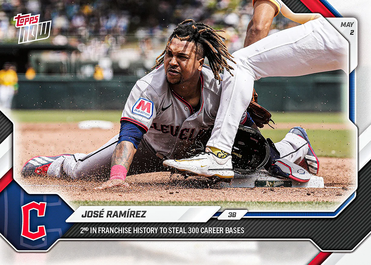 José Ramírez - 2026 MLB Topps NOW® - Card 152 - PR: 1111