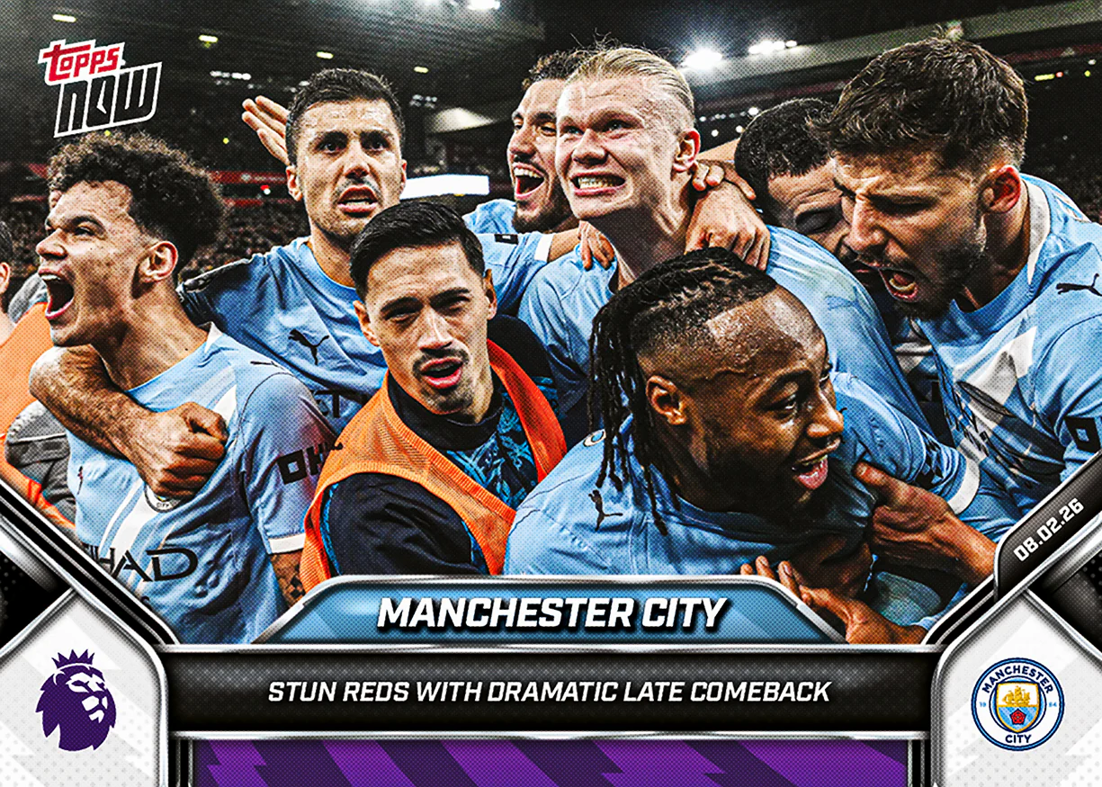 Manchester City - 2025-26 Premier League Topps NOW® - Card 134 - PR: 1074