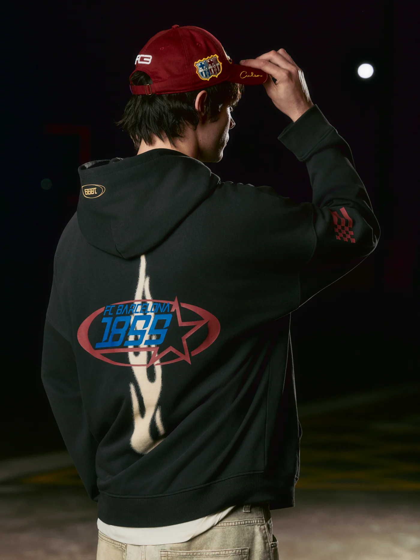 Cap Burgundy Racing Barça