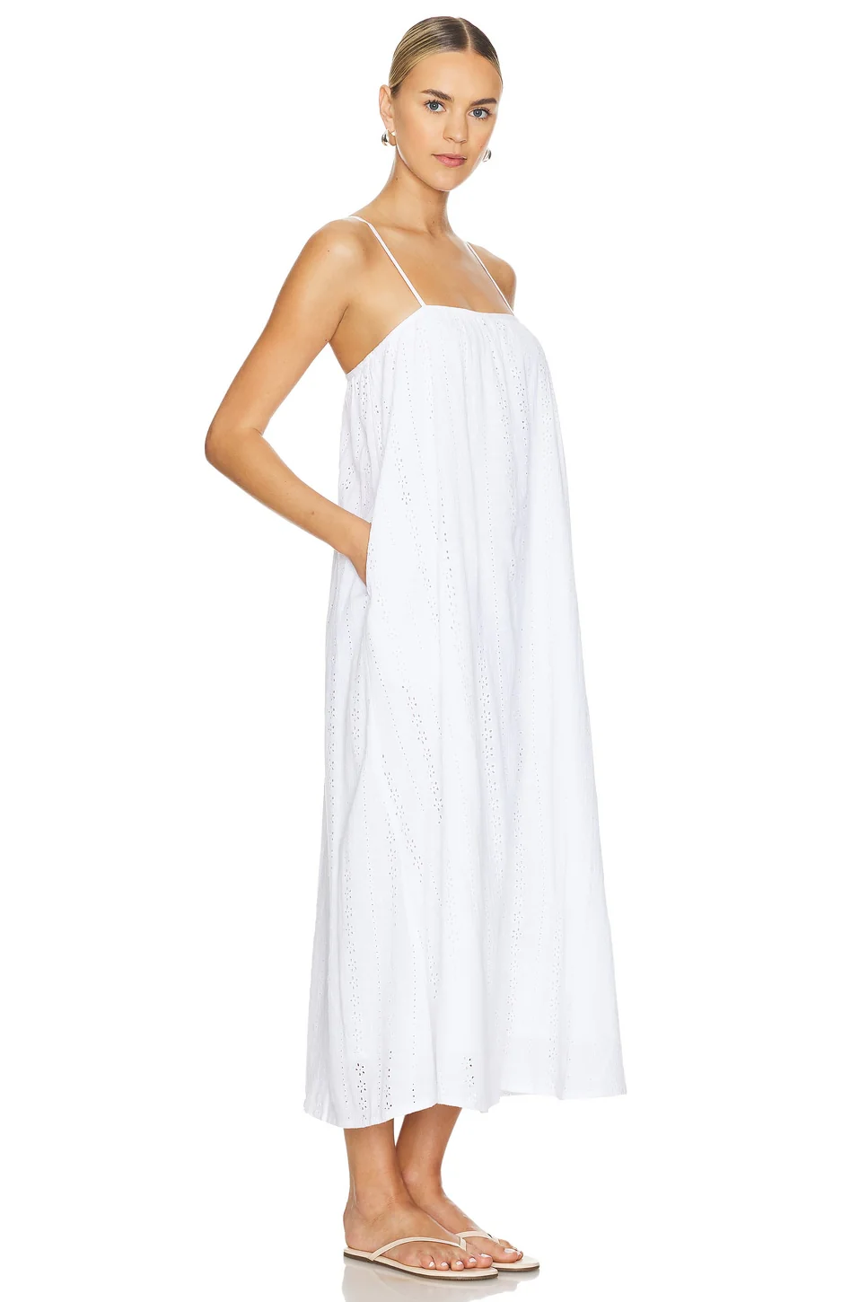 Broderie Maxi Dress
