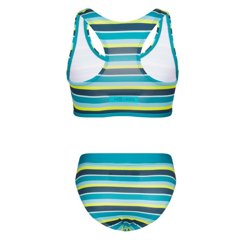 Trollkids Kvalvika Bikini Girls - Lagoon Blue/Dark Turquoise