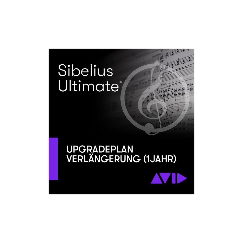 Avid Sibelius Ultimate Renewal 1Y – Thomann Ireland
