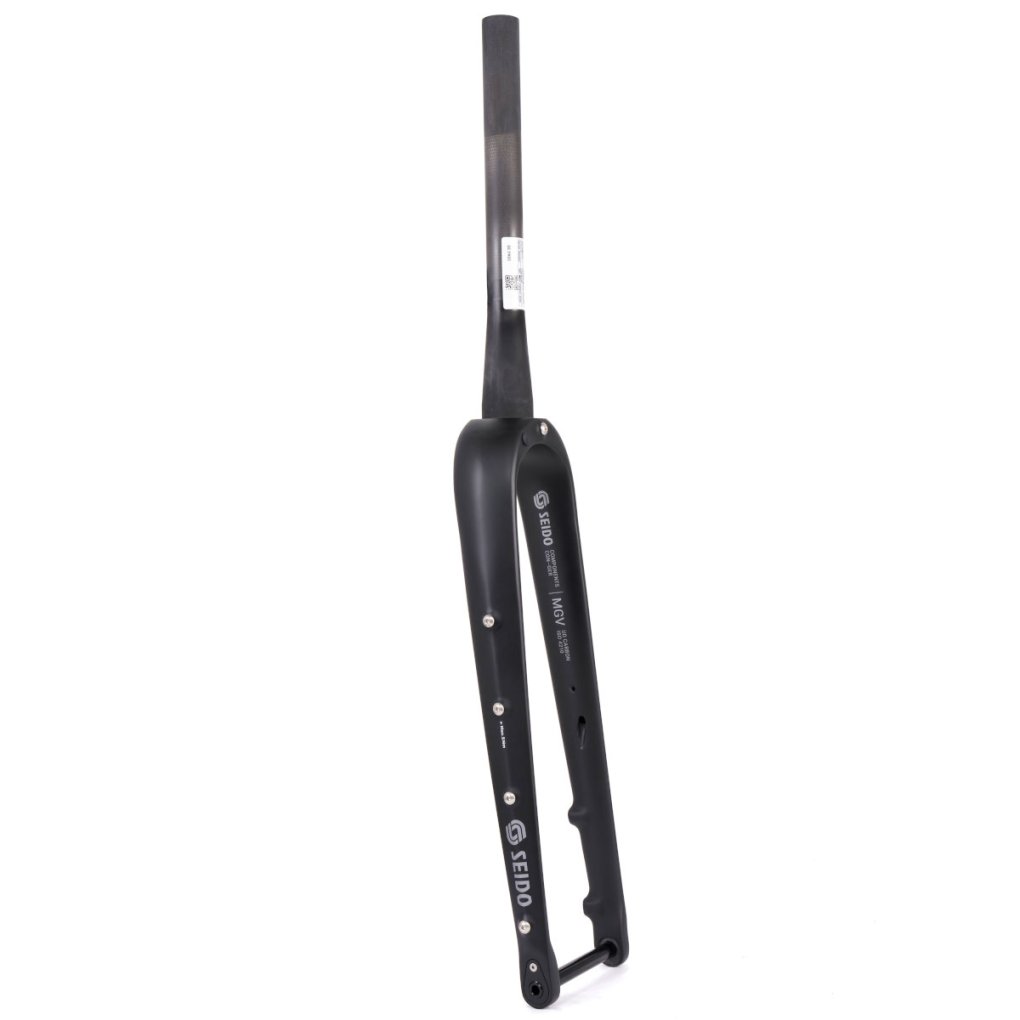 SEIDO MGV Carbon Disc Fork - Tapered - Flat Mount - 12x100mm - black