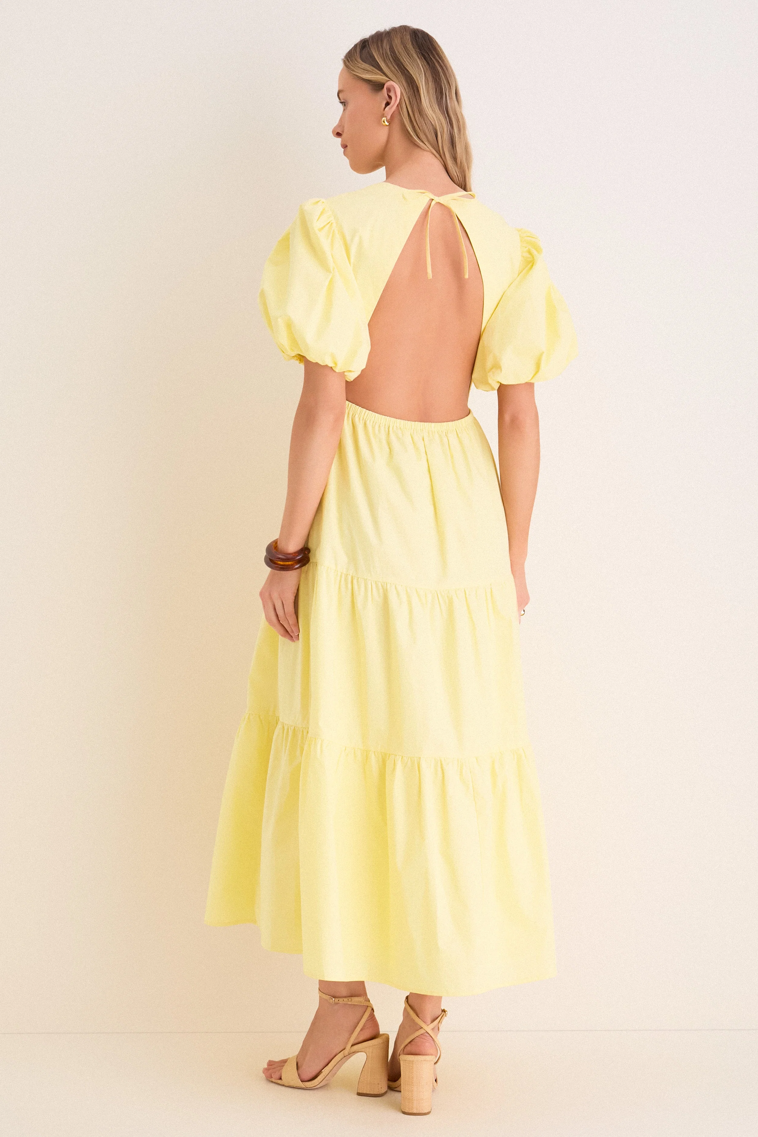 Butter Yellow Goldie Maxi Dress