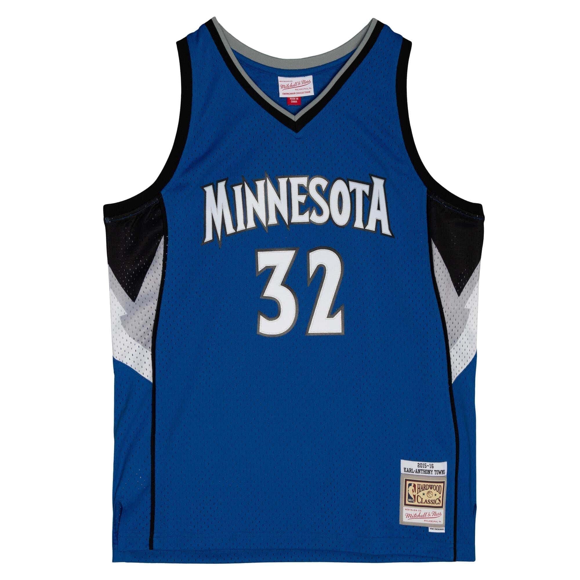 Karl-Anthony Towns #32 Minnesota Timberwolves 2015-16 Mitchell & Ness Swingman NBA Jersey Blue