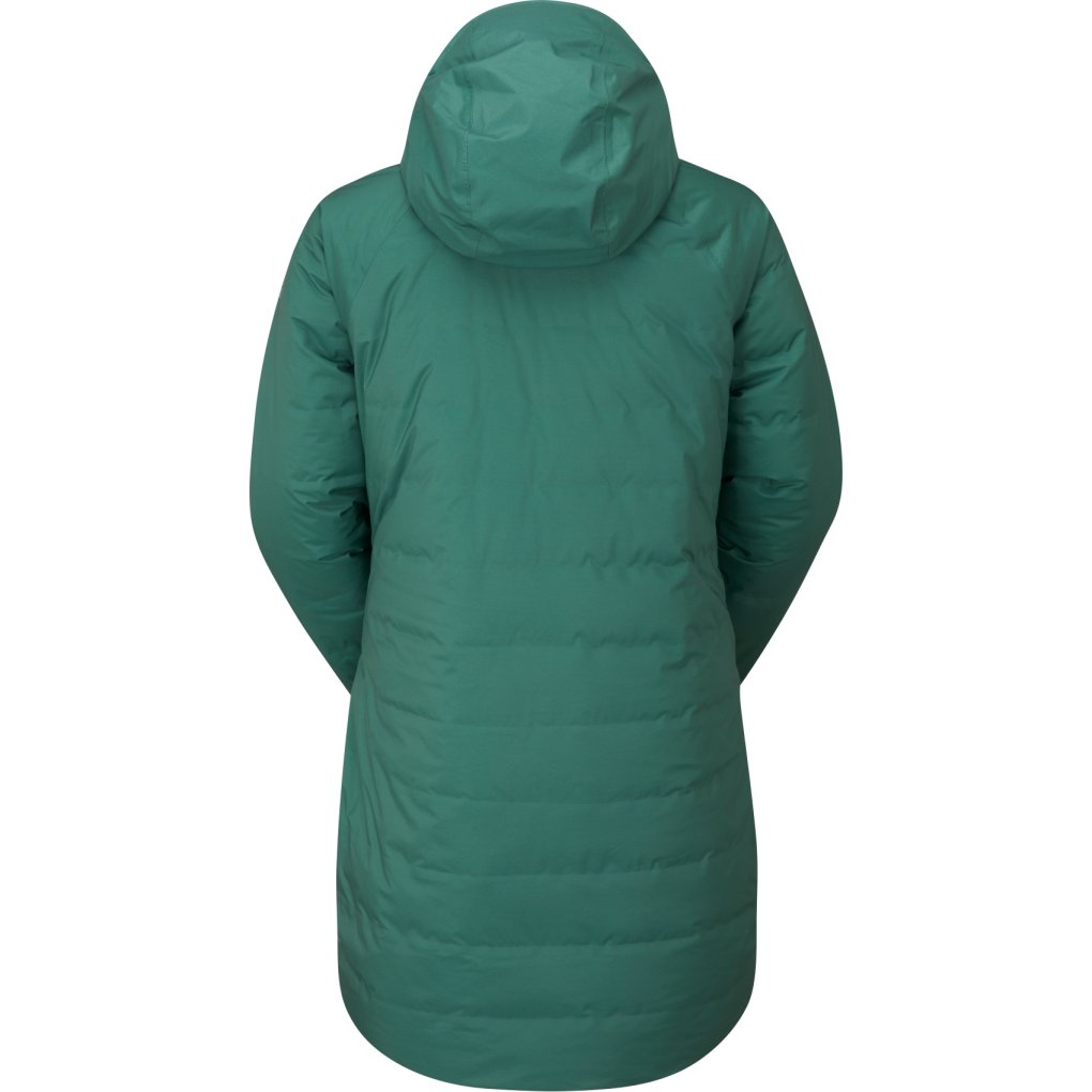 Rab Valiance Down Parka Women - green slate