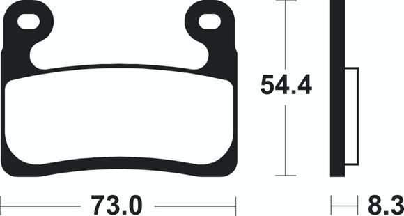 Tecnium Performance Sintered Metal Brake Pads - MF460Ref: TE02655A / 1127819