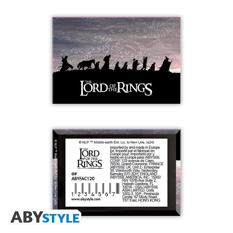 THE LORD OF THE RINGS Standard Magnet Communauté de l'Anneau