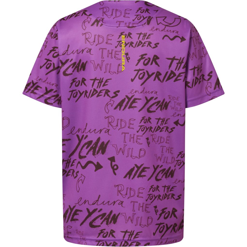 Endura SingleTrack Core Tee Kids - end purple