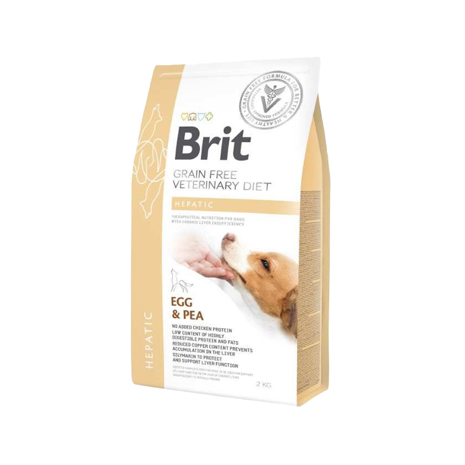 Brit Veterinary Diet Dog - Grain free - Hepatic - 2 kg