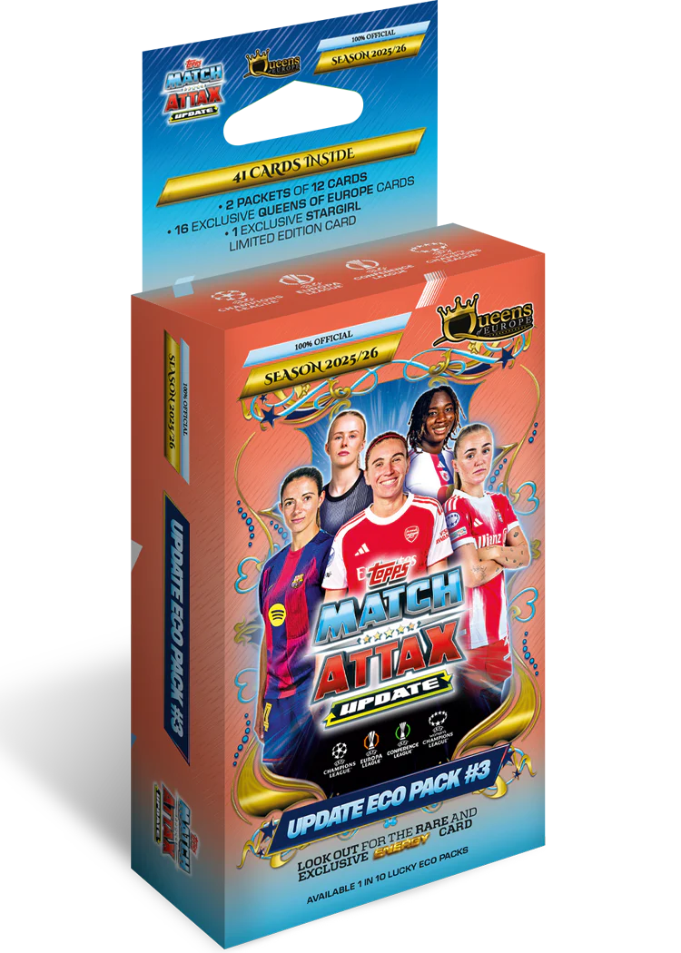 UCC Match Attax 2025/26 - Update Eco Pack #3 - Queens of Europe