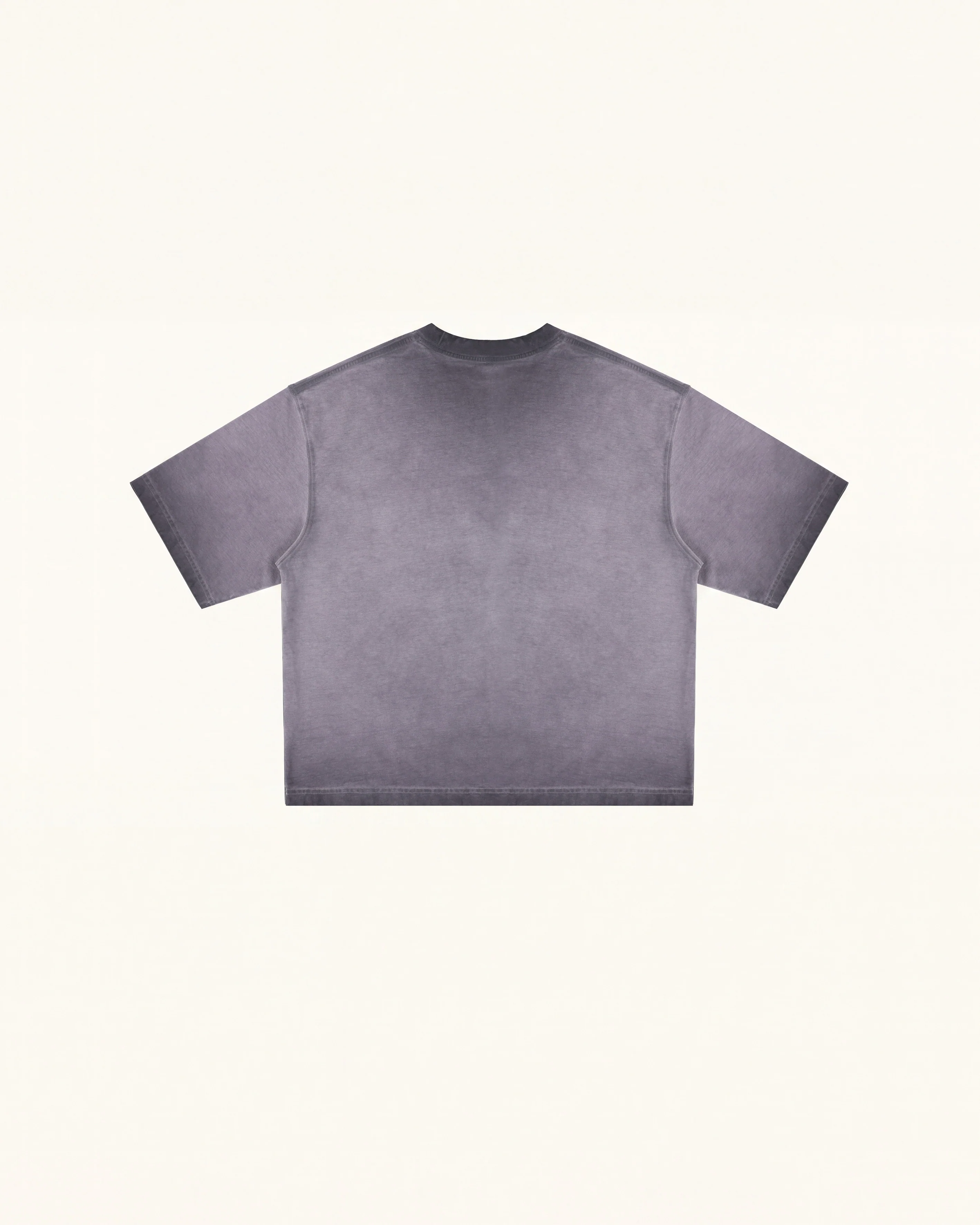 The Angelic Dripping Crystal Wings Tee - Smoke Purple