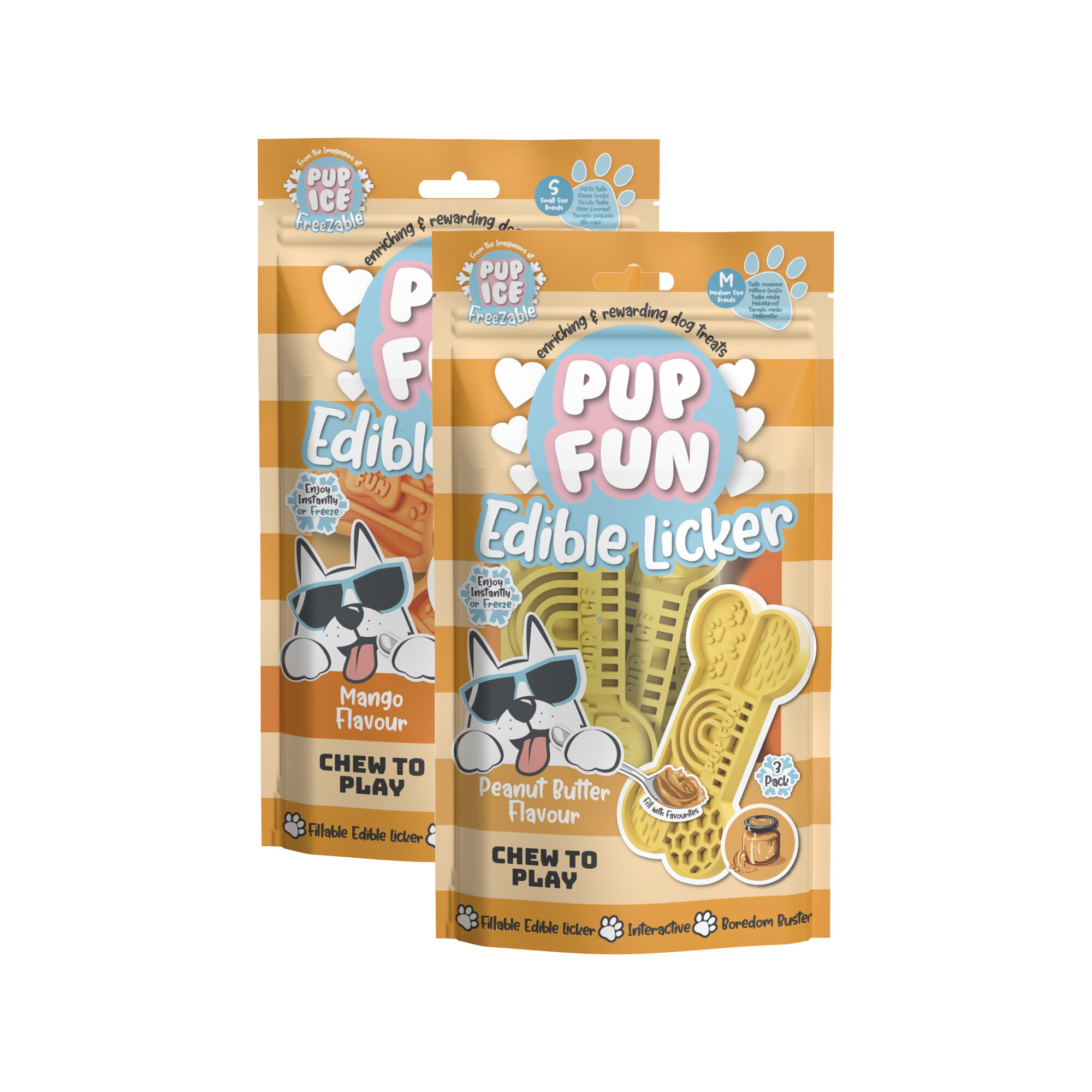 Pup Fun Edible Licker - Peanut Butter