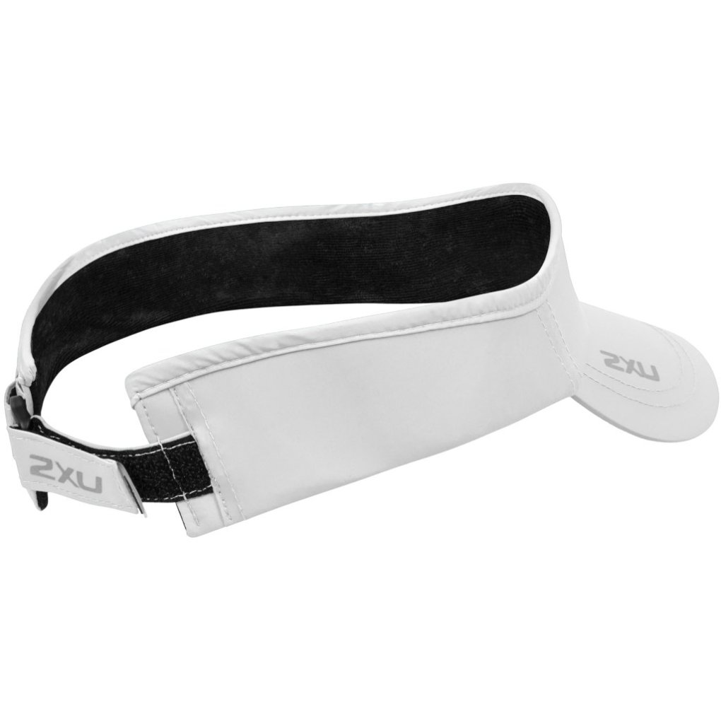 2XU Run Visor - white/white