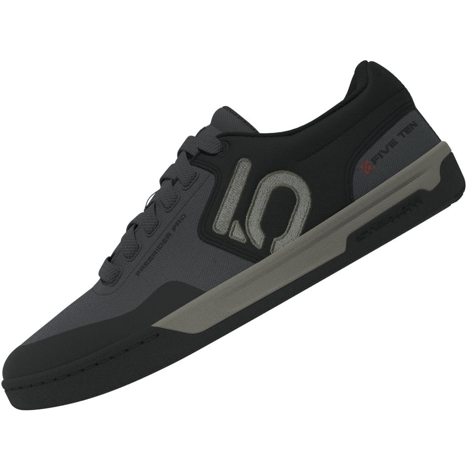 Five Ten Freerider Pro Canvas Mountain Bike Shoes Men - Grey Six / Silver Pebble / Core Black
