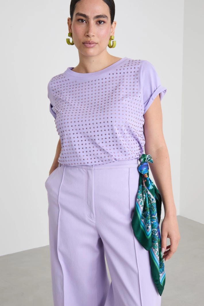 Silk twill scarf - DARK GREEN