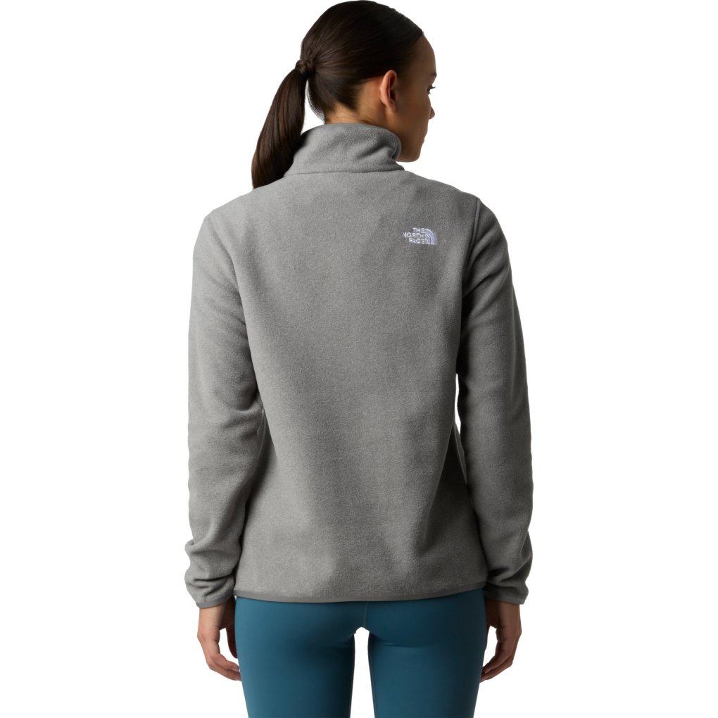 The North Face Glacier Fleece 1/4 Zip Pullover Women - TNF Mid Grey Heather