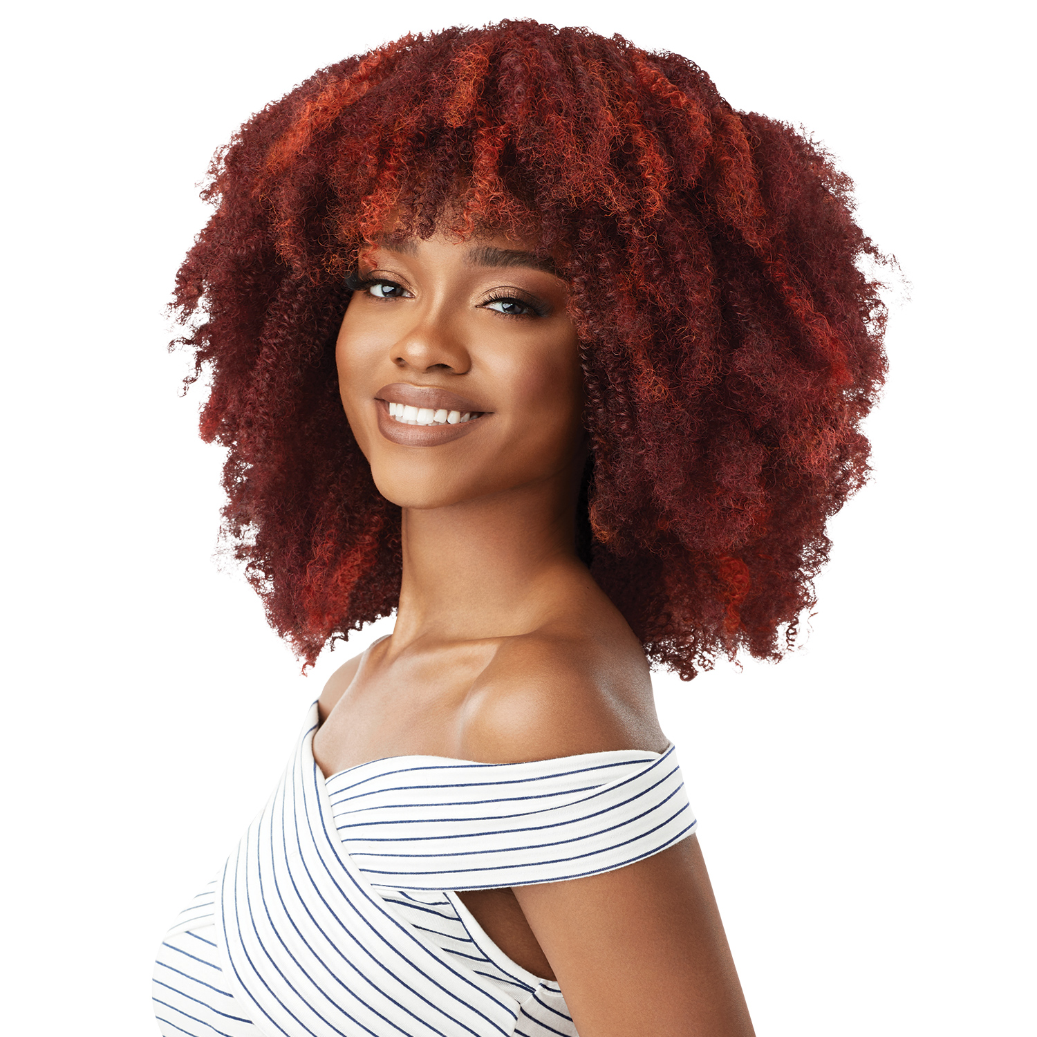 Outre Human Hair Premium Blend Clip-In Big Beautiful Hair 4C Corkscrew Afro 9pcs