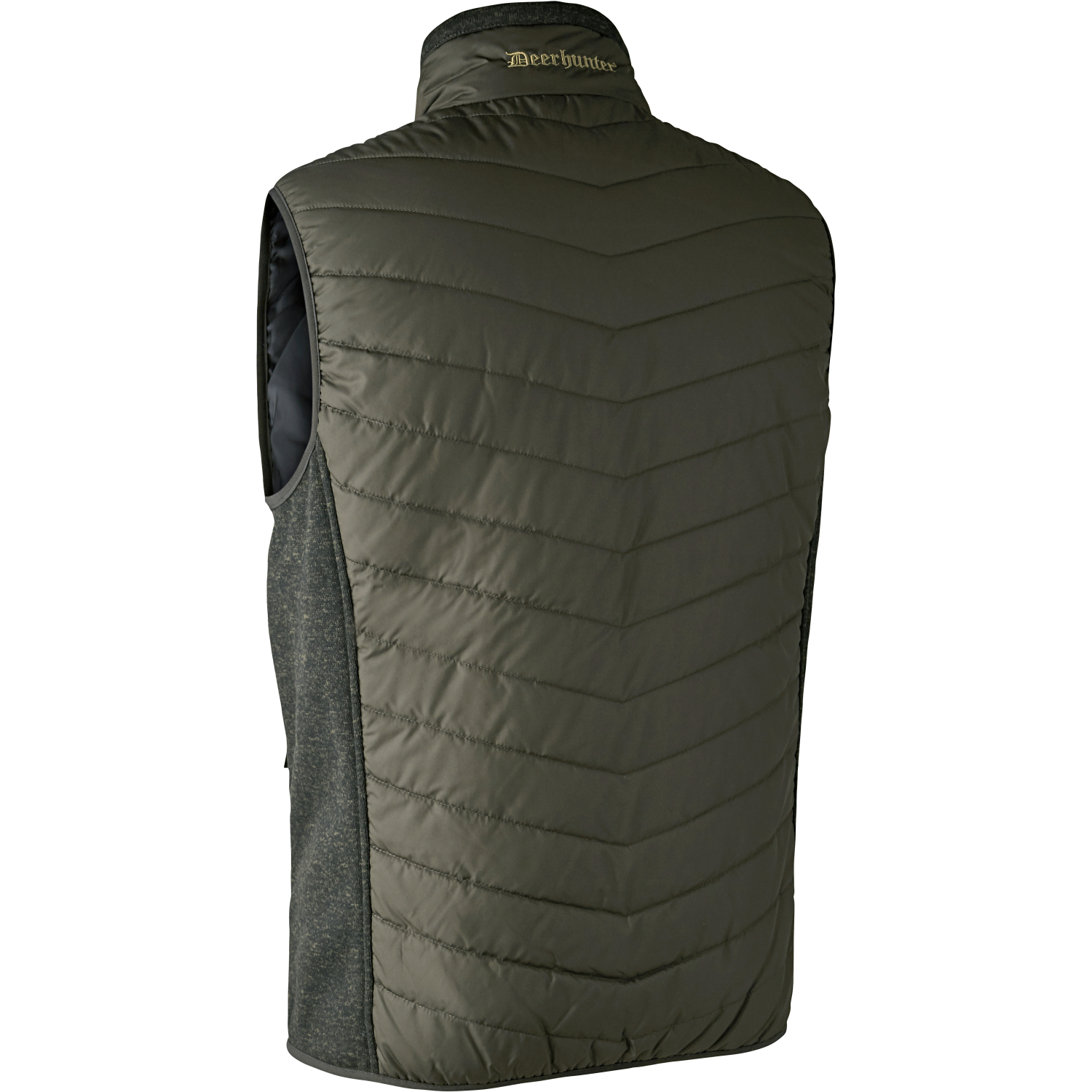 Moor Padded Waistcoat Men, With Knit (Timber)
