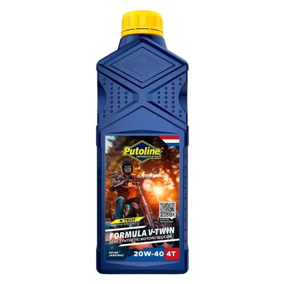 Putoline 1L Formula V-Twin 20W40 Universal engine oilRef: PUT0085 / 74087