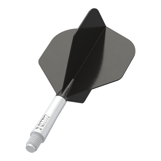 Red Dragon Nitroflite - White Shaft Black No2 Flights