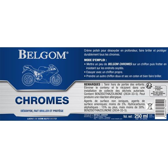 Universal CHROME Belgom CLEANERRef: bo0001 / be01