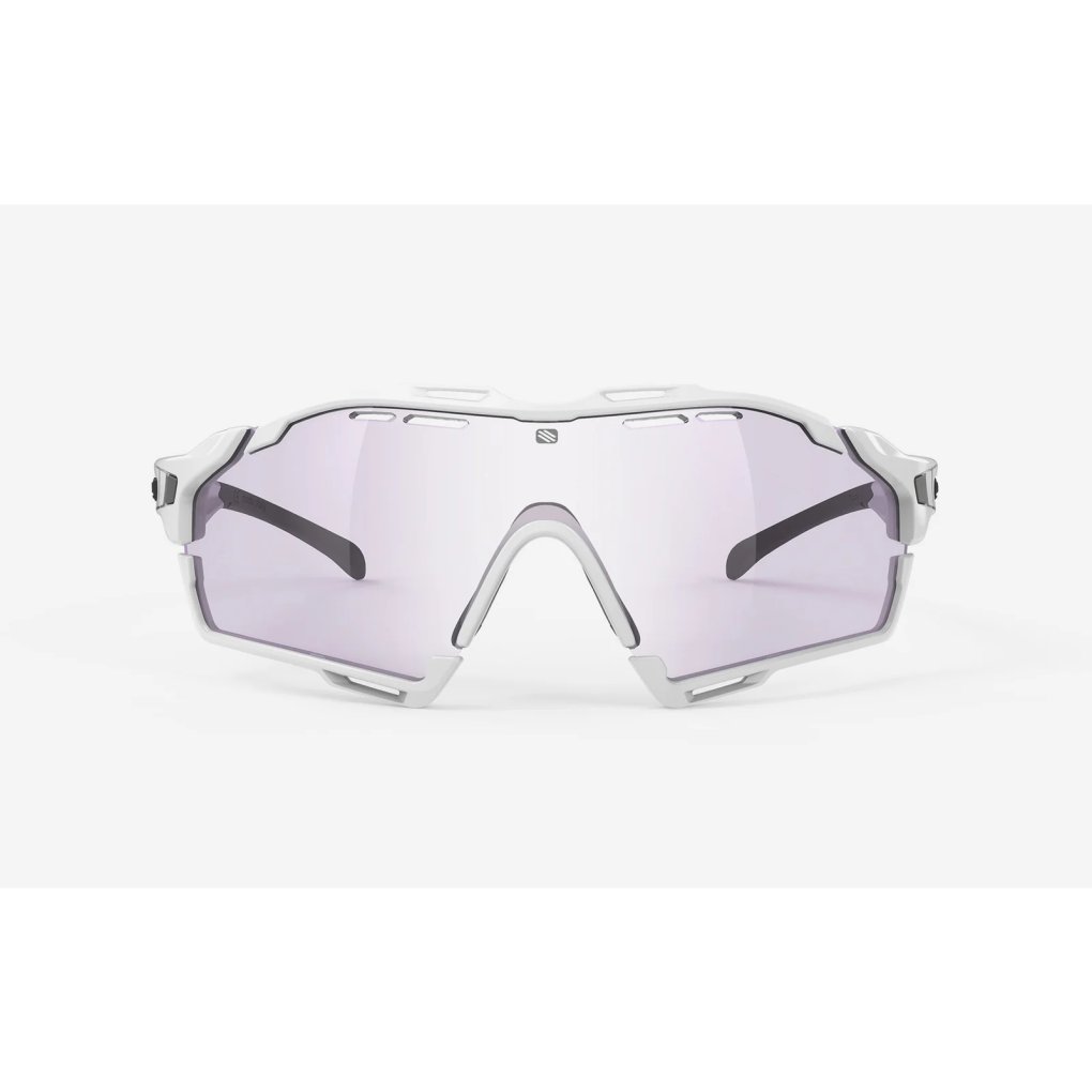 Rudy Project Cutline Glasses - White Gloss - ImpactX™ Photochromic 2 Laser Purple