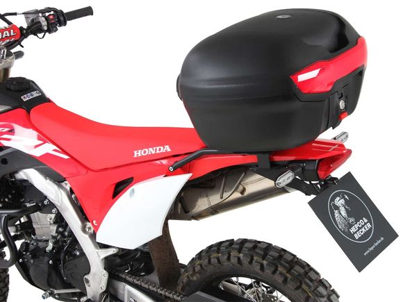Top case Hepco & Becker Journey 40 Kit complet avec support - noirHONDA 450 CRF 450 L (PD11L) - 2019 - 2021Ref : HBE04224A / 6609516 01 01-089 bl