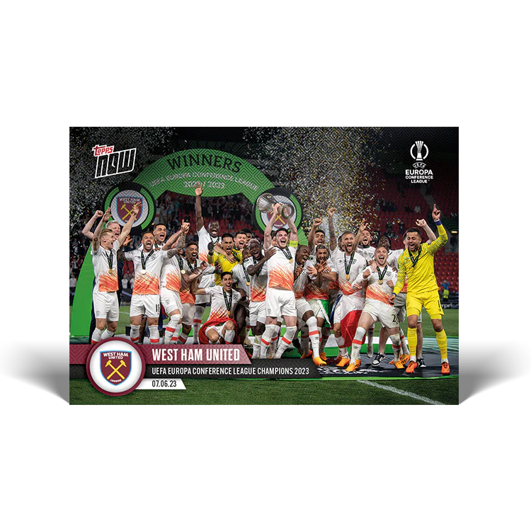Topps UK - UEFA Europa Conference League Champions 2023 - ECL TOPPS NOW® Card #56