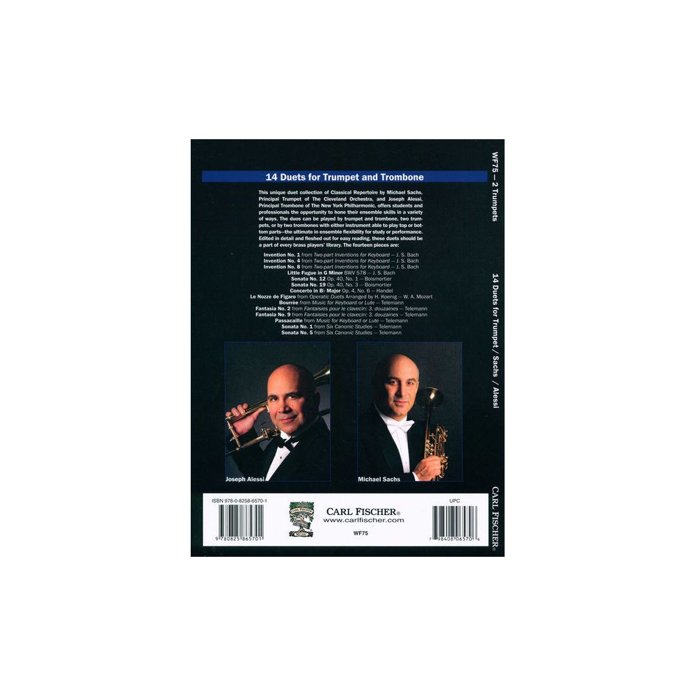Carl Fischer 14 Duets For Trumpet – Thomann Ireland