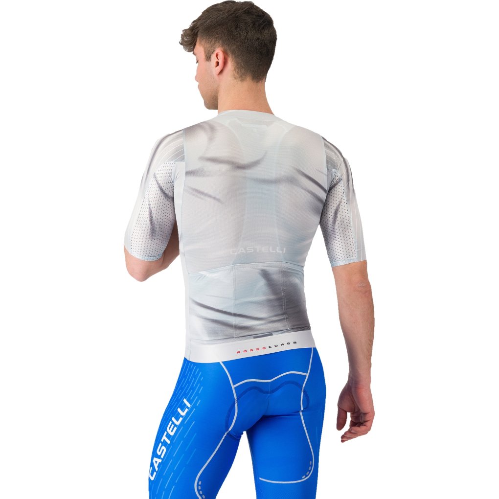 Castelli Aero Race 8S Jersey Men - silver grey/smoky grey 870