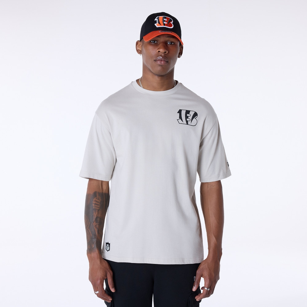 Cincinnati Bengals Super Bowl XVI Oversized NFL T-Shirt Cream