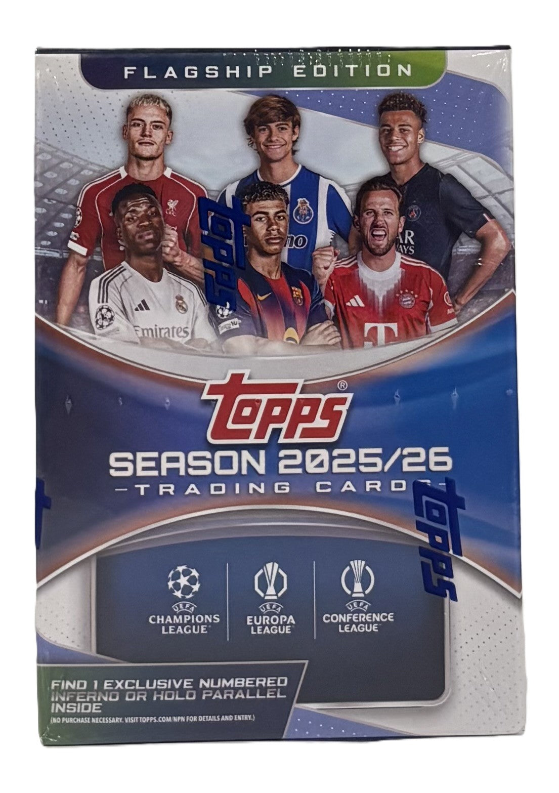 2025/26 Topps UEFA Club Competitions Soccer 7-Pack Blaster