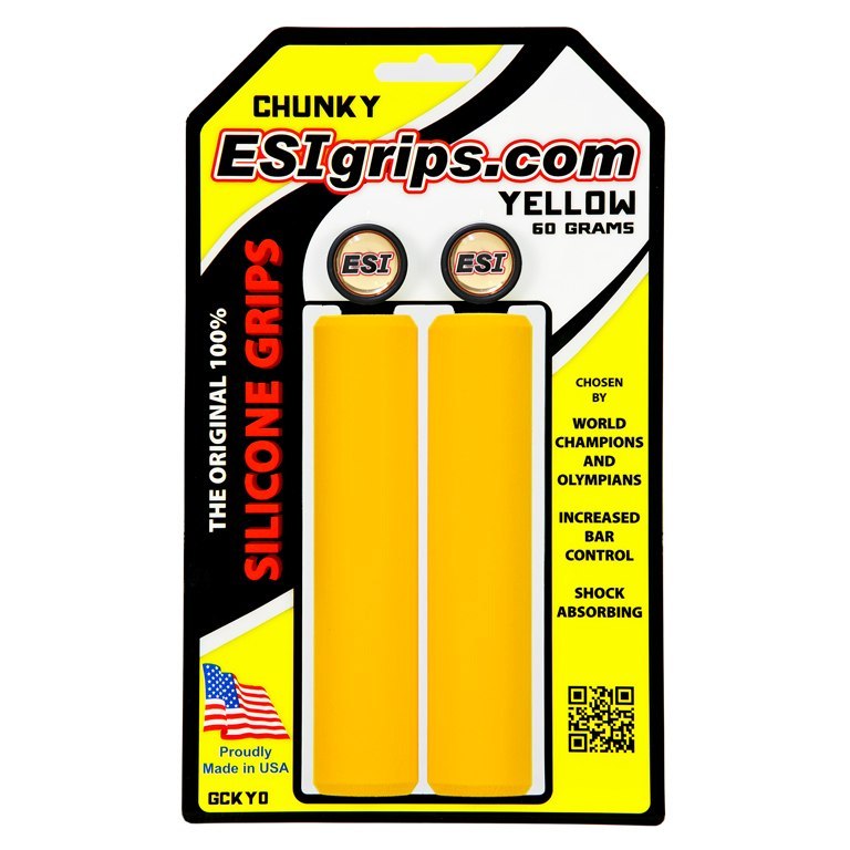 ESI Grips Chunky Handlebar Grips - Yellow