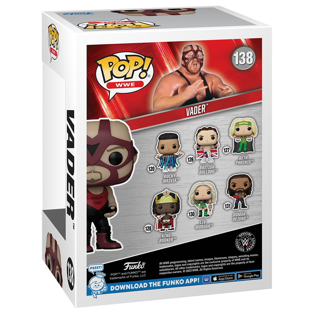 Funko POP! #138 Vader Vinyl WWE Legends Figure