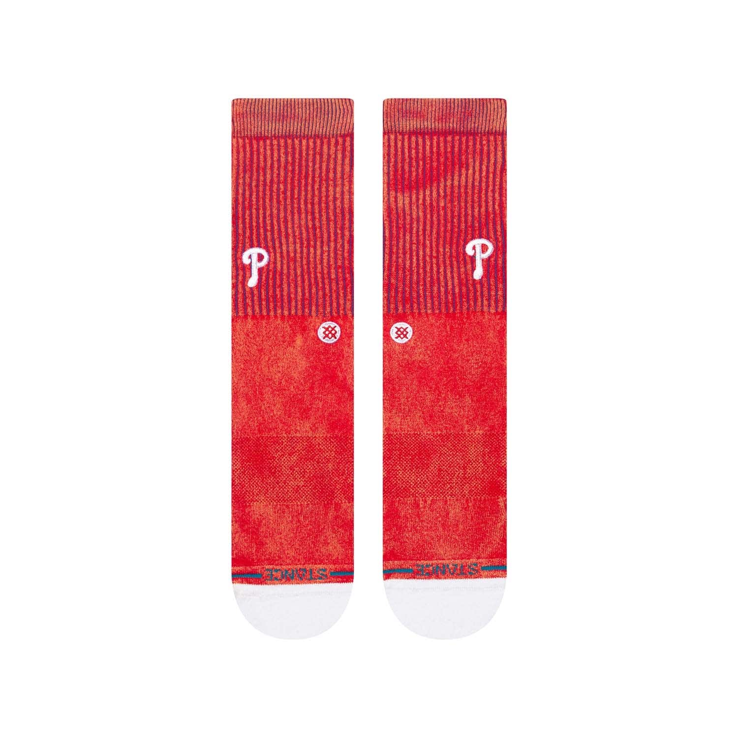 Philadelphia Phillies Bags Stance MLB Crew Socks Red