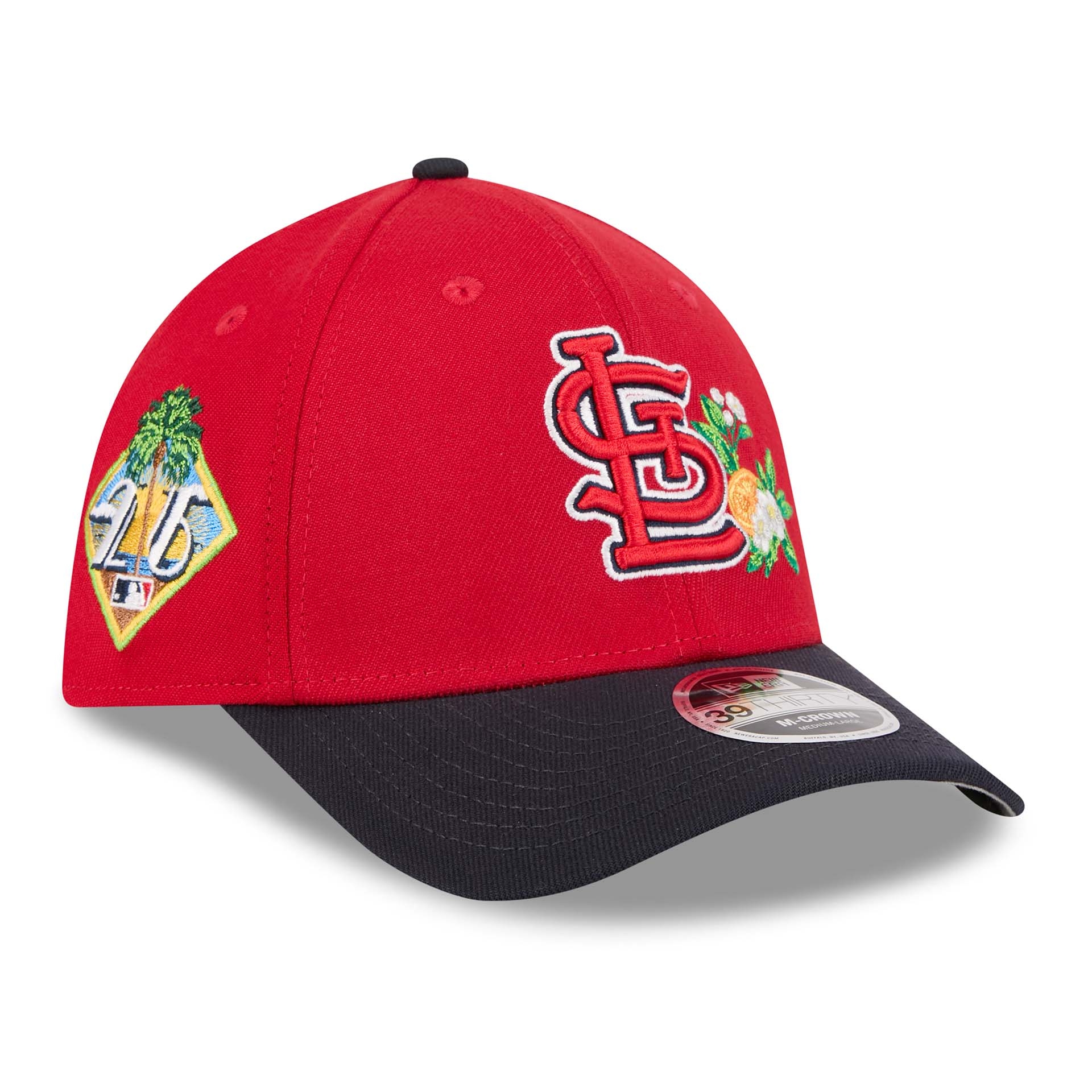 St. Louis Cardinals 2026 MLB Spring Training 39THIRTY M-Crown Flex Cap Red
